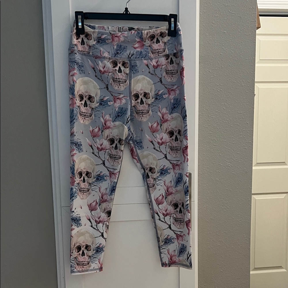Skull Print Leggings